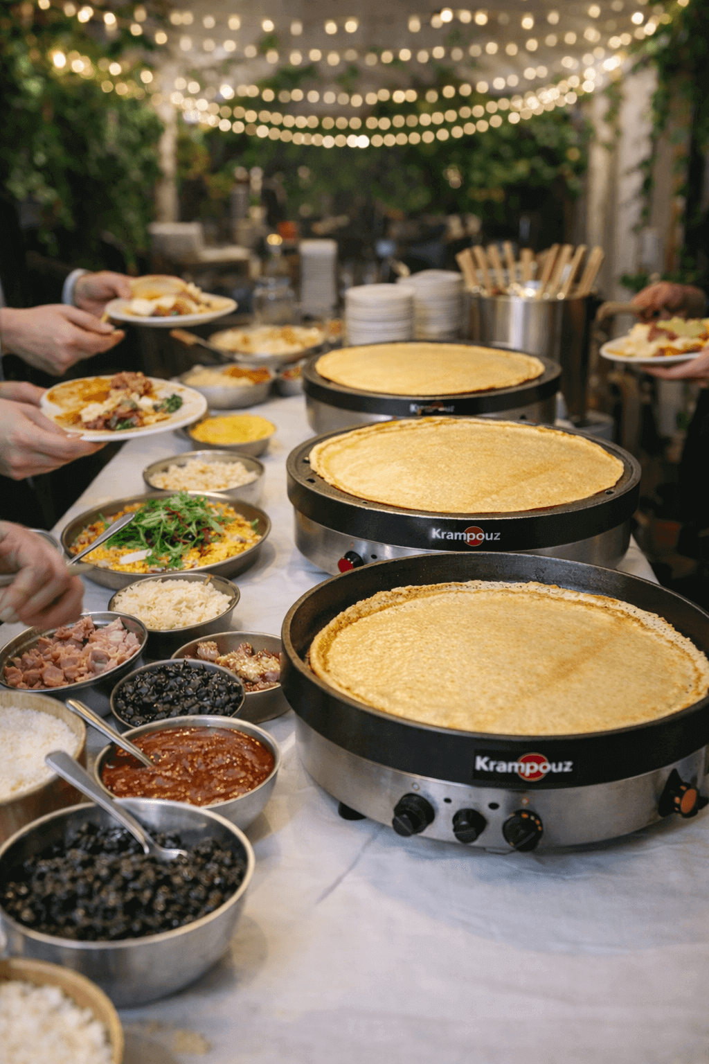 Crêpes salées servies minute